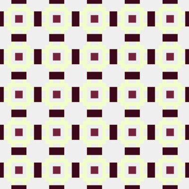 Soyut çapraz desenli üretken hesaplama sanatı çizimi