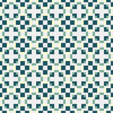 Soyut çapraz desenli üretken hesaplama sanatı çizimi