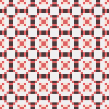 Soyut çapraz desenli üretken hesaplama sanatı çizimi