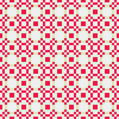 Soyut çapraz desenli üretken hesaplama sanatı çizimi