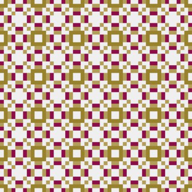 Soyut çapraz desenli üretken hesaplama sanatı çizimi