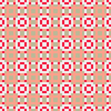 Soyut çapraz desenli üretken hesaplama sanatı çizimi