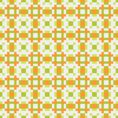 Soyut çapraz desenli üretken hesaplama sanatı çizimi