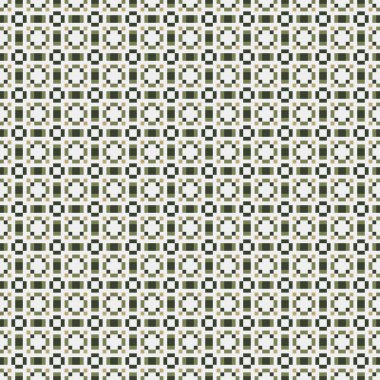 Soyut çapraz desenli üretken hesaplama sanatı çizimi