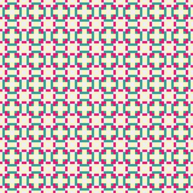 Soyut çapraz desenli üretken hesaplama sanatı çizimi