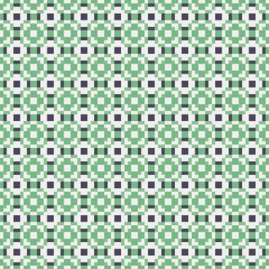 Soyut çapraz desenli üretken hesaplama sanatı çizimi