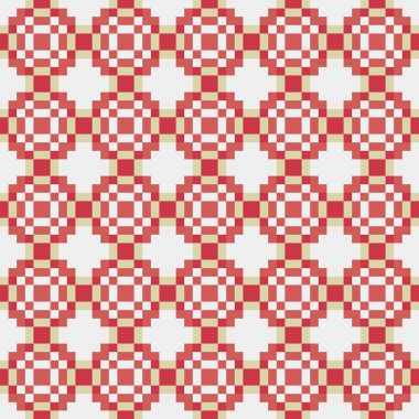 Soyut çapraz desenli üretken hesaplama sanatı çizimi