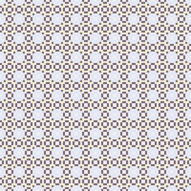 Soyut çapraz desenli üretken hesaplama sanatı çizimi