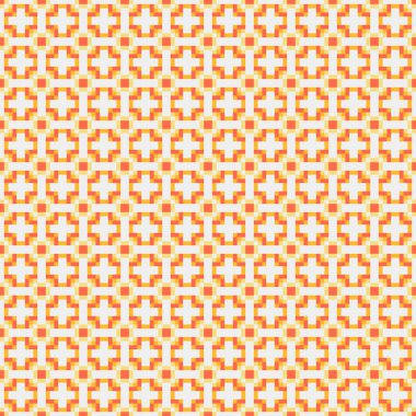 Soyut çapraz desenli üretken hesaplama sanatı çizimi