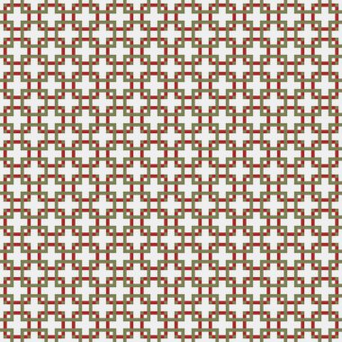 Soyut çapraz desenli üretken hesaplama sanatı çizimi