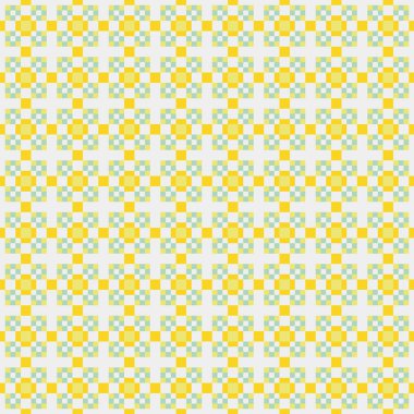 Soyut çapraz desenli üretken hesaplama sanatı çizimi