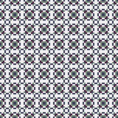 Soyut çapraz desenli üretken hesaplama sanatı çizimi