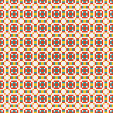 Soyut çapraz desenli üretken hesaplama sanatı çizimi