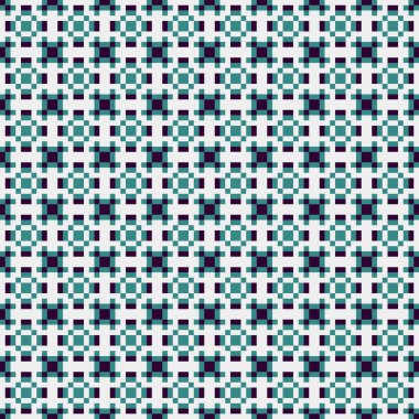 Soyut çapraz desenli üretken hesaplama sanatı çizimi