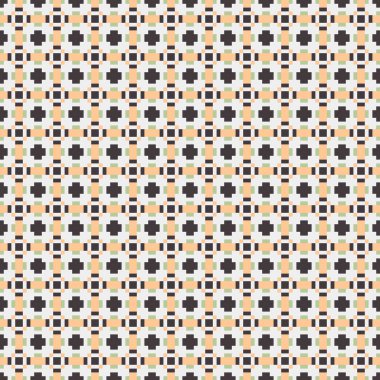 Soyut çapraz desenli üretken hesaplama sanatı çizimi