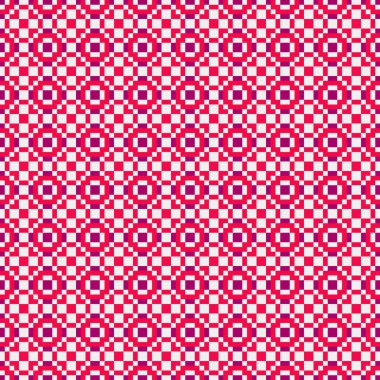 Soyut çapraz desenli üretken hesaplama sanatı çizimi