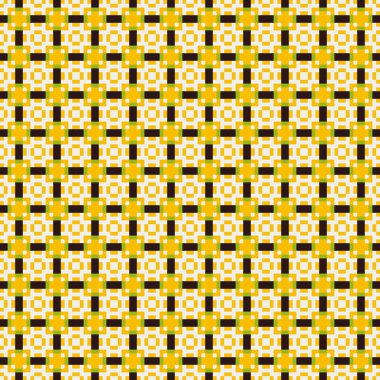 Soyut çapraz desenli üretken hesaplama sanatı çizimi