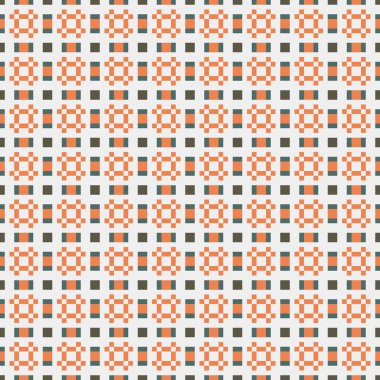 Soyut çapraz desenli üretken hesaplama sanatı çizimi