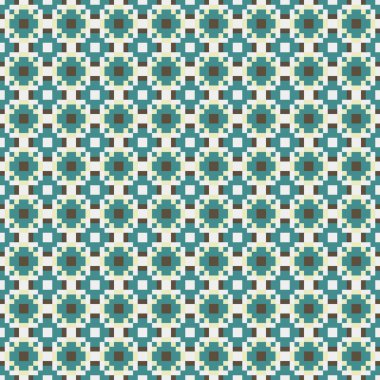 Soyut çapraz desenli üretken hesaplama sanatı çizimi