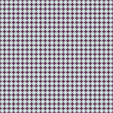 Soyut çapraz desenli üretken hesaplama sanatı çizimi