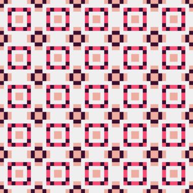 Soyut çapraz desenli üretken hesaplama sanatı çizimi