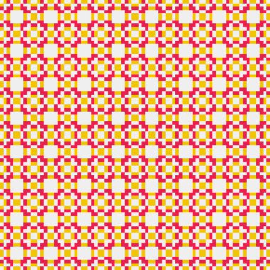 Soyut çapraz desenli üretken hesaplama sanatı çizimi