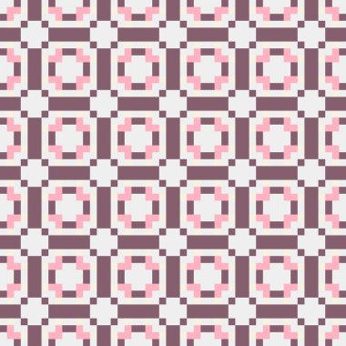 Soyut çapraz desenli üretken hesaplama sanatı çizimi