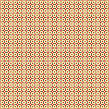 Soyut çapraz desenli üretken hesaplama sanatı çizimi