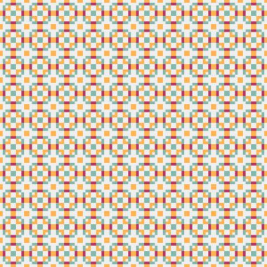 Soyut çapraz desenli üretken hesaplama sanatı çizimi