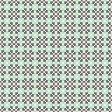 Soyut çapraz desenli üretken hesaplama sanatı çizimi