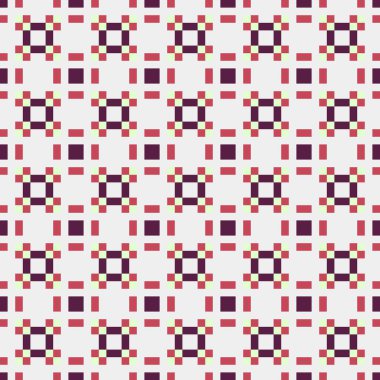 Soyut çapraz desenli üretken hesaplama sanatı çizimi