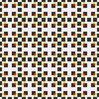 Soyut çapraz desenli üretken hesaplama sanatı çizimi