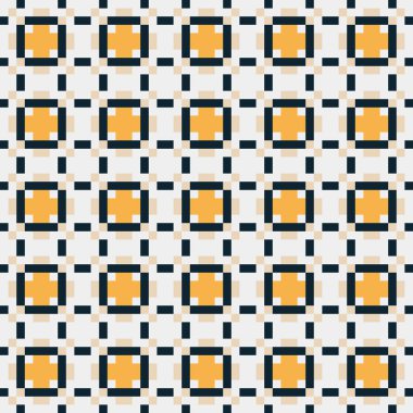 Soyut çapraz desenli üretken hesaplama sanatı çizimi