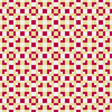 Soyut çapraz desenli üretken hesaplama sanatı çizimi