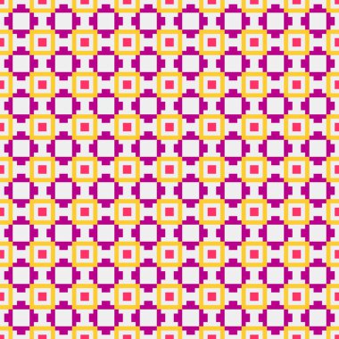 Soyut çapraz desenli üretken hesaplama sanatı çizimi