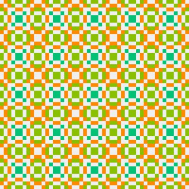 Soyut çapraz desenli üretken hesaplama sanatı çizimi