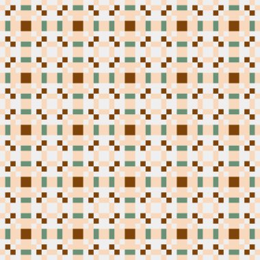 Soyut çapraz desenli üretken hesaplama sanatı çizimi