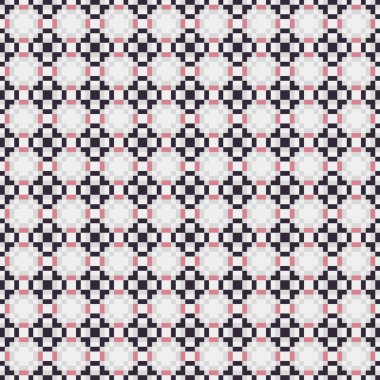 Soyut çapraz desenli üretken hesaplama sanatı çizimi