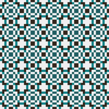 Soyut çapraz desenli üretken hesaplama sanatı çizimi