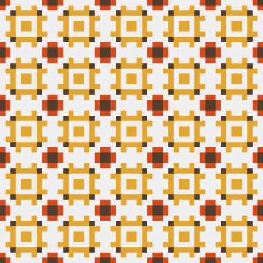 Soyut çapraz desenli üretken hesaplama sanatı çizimi