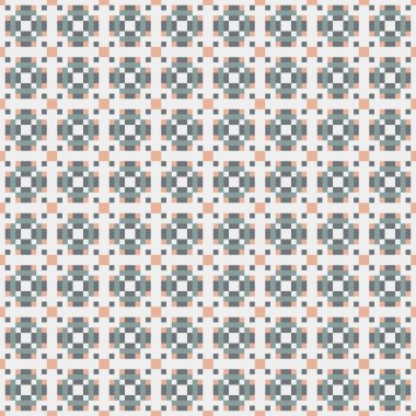 Soyut çapraz desenli üretken hesaplama sanatı çizimi