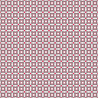 Soyut çapraz desenli üretken hesaplama sanatı çizimi