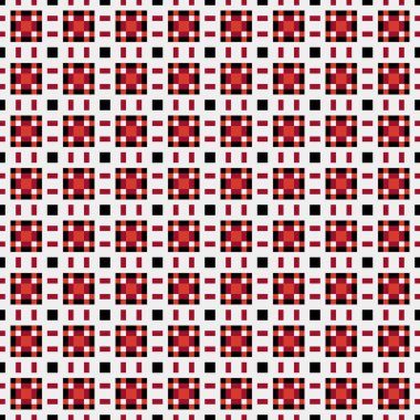 Soyut çapraz desenli üretken hesaplama sanatı çizimi