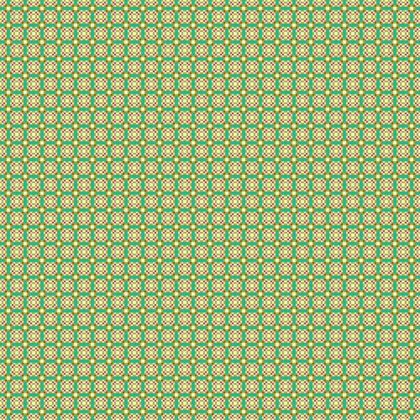 Abstrakte Kreuzmuster Generative Computergestützte Kunst Illustration — Stockvektor