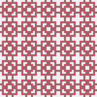 Soyut çapraz desenli üretken hesaplama sanatı çizimi