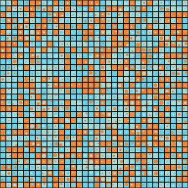 Soyut çapraz desenli üretken hesaplama sanatı çizimi