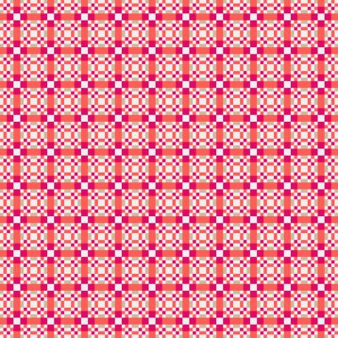 Soyut çapraz desenli üretken hesaplama sanatı çizimi