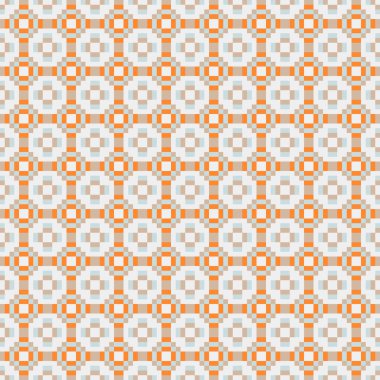 Soyut çapraz desenli üretken hesaplama sanatı çizimi