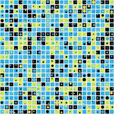 Soyut Geometrik Desen üretken hesaplama sanatı çizimi 