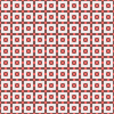 Soyut çapraz desenli üretken hesaplama sanatı çizimi